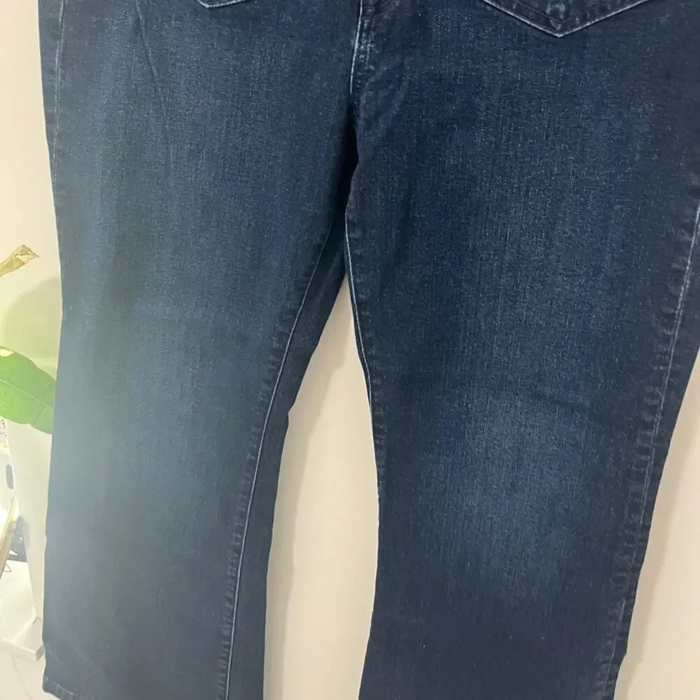 Gap '70s Flare High Rise Blue Jeans Size 16
